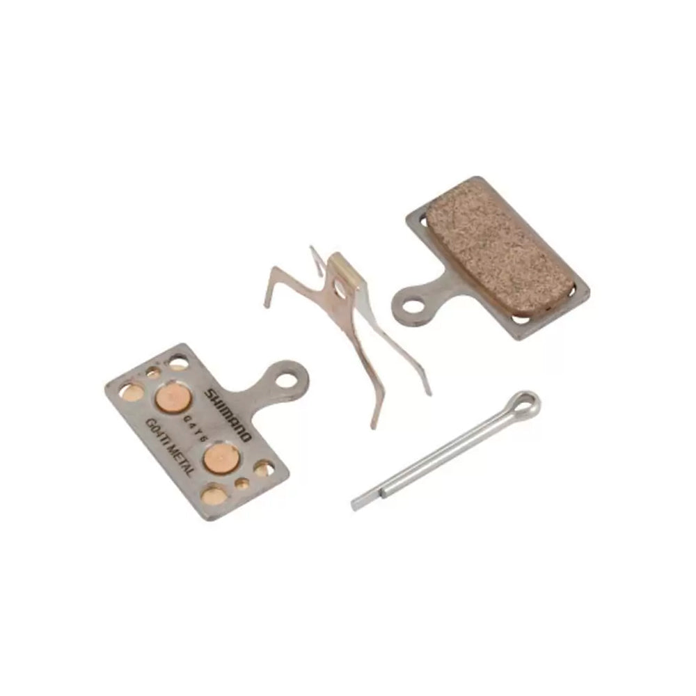 Brake Pads Shimano Metal, Without fins, Pair, F type,