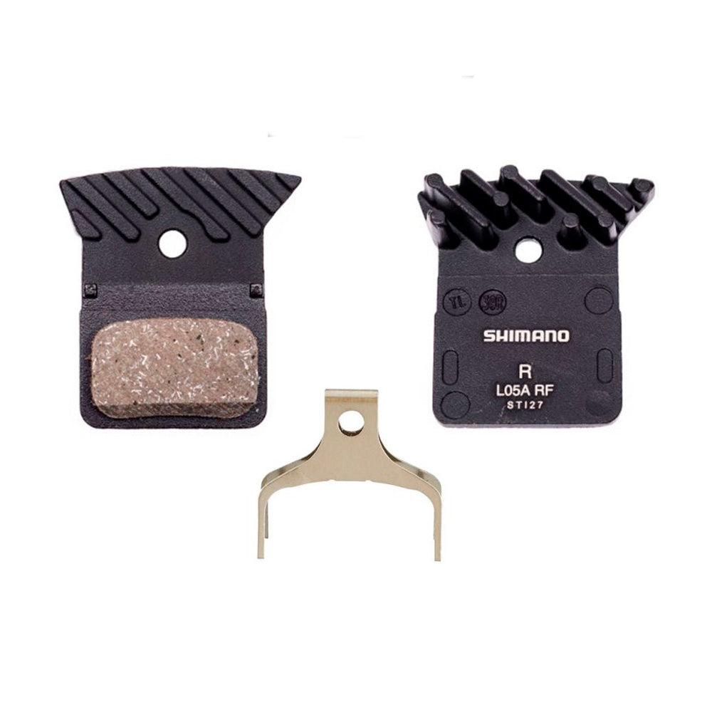 Brake Pads Shimano Resin L05A-RF W/Fin & Spring Bulk