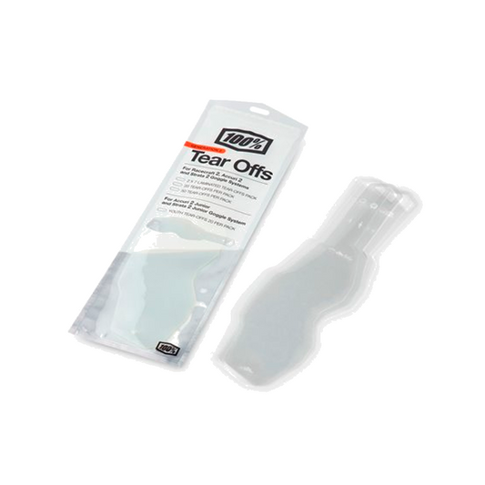 Goggles 100% Youth Tear-Offs (20 PACK) (AC2,ST2)