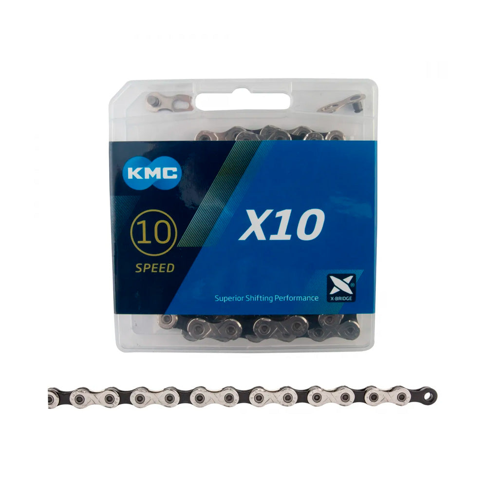 Chain KMC X10 10Spd 116L Silver/Black